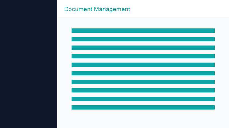 Dental binder document organization